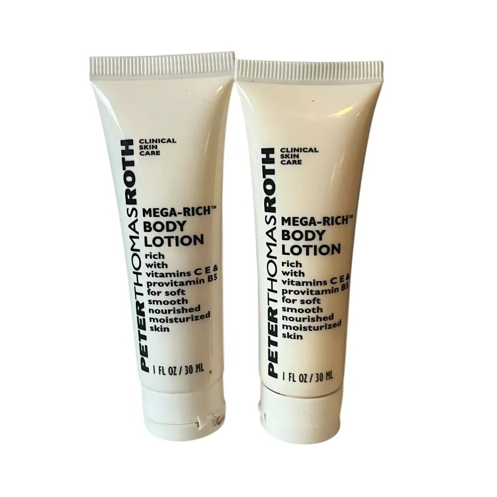 Peter Thomas Roth Mega Rich Body Lotion 1oz New Lot of 5